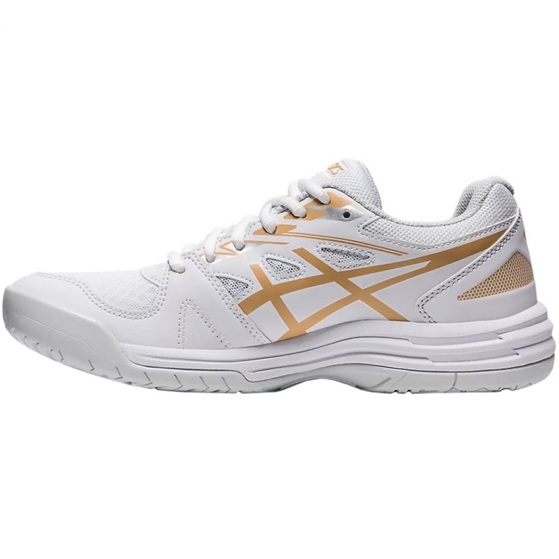 Asics Upcourt 4 W 1072A055 103 pantofi de volei aur alb alb 2