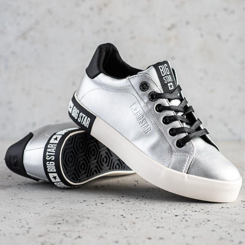 Adidași pentru femei Big Star II274034 argint 1