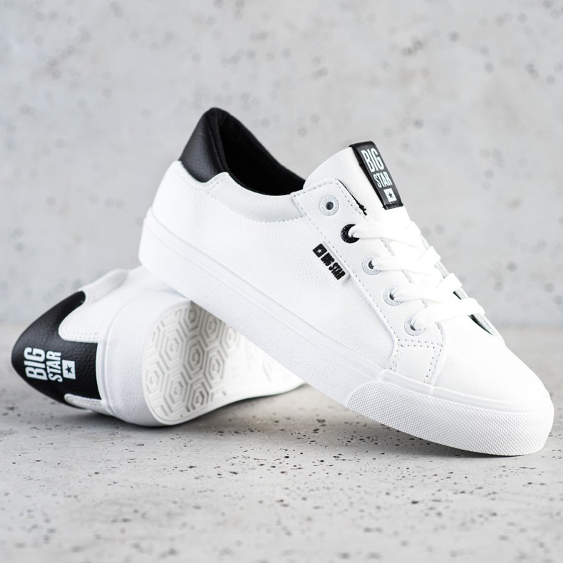 Adidași pentru femei Big Star EE274312 alb 1