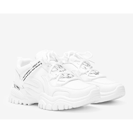 Adidași albi cu talpă groasă Zooey 1