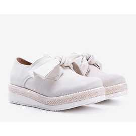 Pantofi bej cu talpă groasă Sindri 1