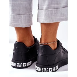 Adidași din piele pentru femei Big Star II274030 Negru 1