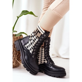 Lucrători din Povestea de dragoste din țesături negre elastice maro 2