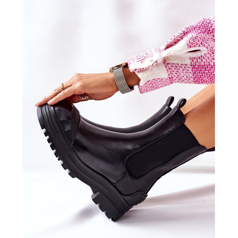 Cizme negre calde Cizme Jodhpur Time Off negru 1 Cizme negre calde Cizme Jodhpur Time Off negru 1