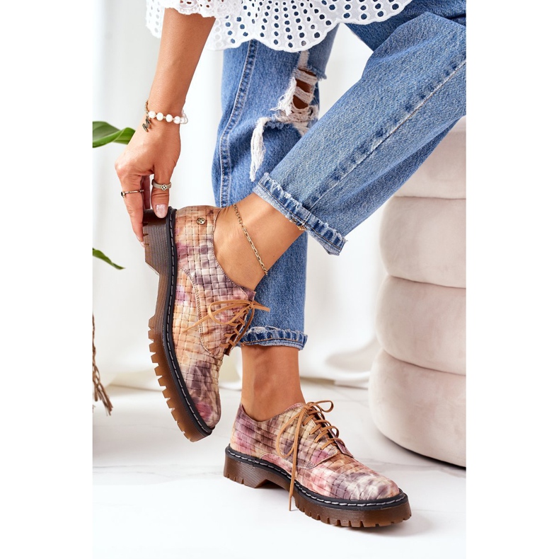 Încălțăminte din piele Oxfords pentru femei Maciejka 04087-46 Multicolor 1 Încălțăminte din piele Oxfords pentru femei Maciejka 04087-46 Multicolor 1