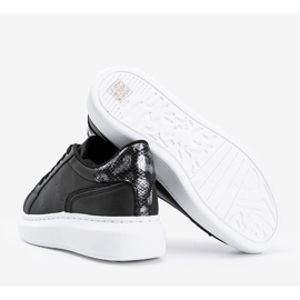 Adidași negri Aliccer negru 1