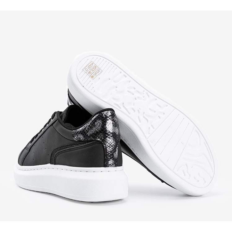 Adidași negri Aliccer negru 1