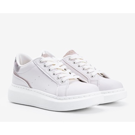 Adidași bej cu tălpi groase de Aliccer 1