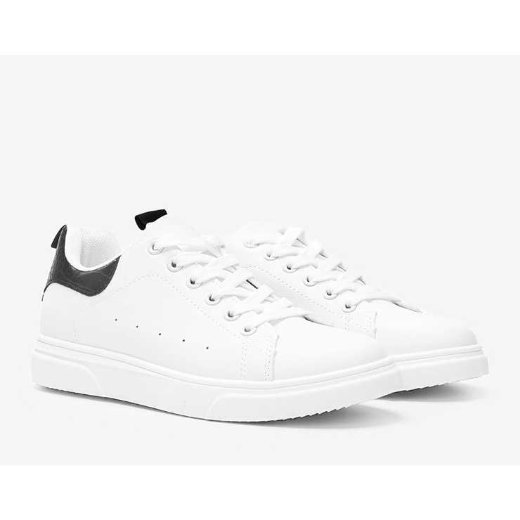 BM Adidași alb-negru pe o talpă groasă Influ 2