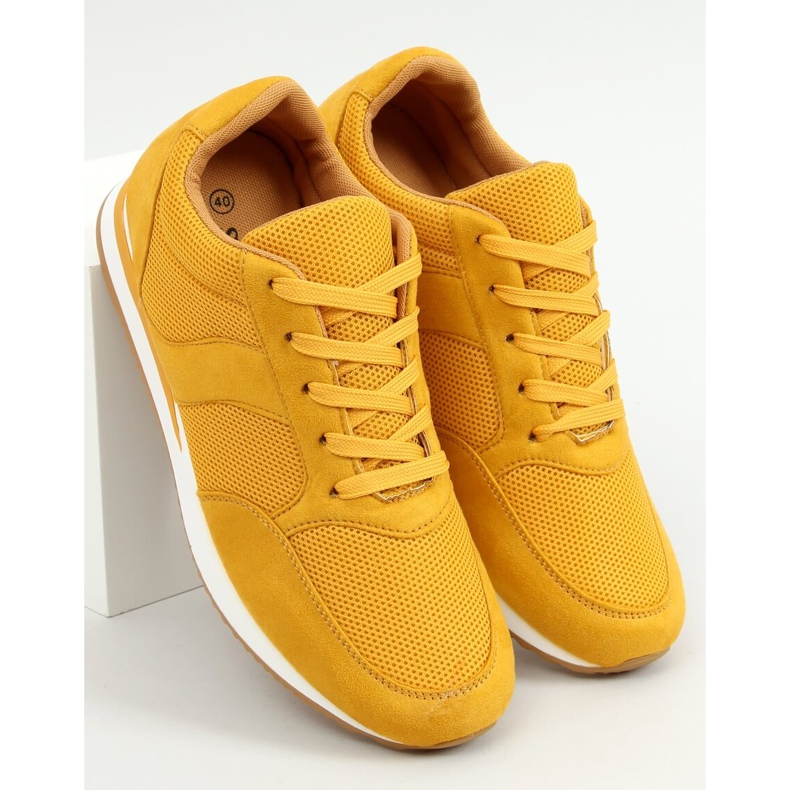 CZ-792 Pantofi sport galbeni de miere 1