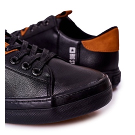 Adidași din piele pentru bărbați Big Star GG174026 Negru 1