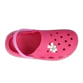 Încălțăminte pentru copii Befado - roz închis 159Y105 alb 2