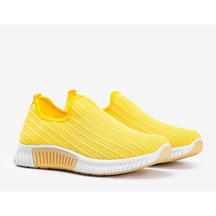 Încălțăminte sport slip-on galbenă Roxy 1 Încălțăminte sport slip-on galbenă Roxy 1