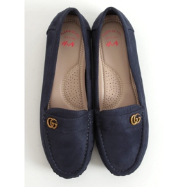 Mocasini de damă bleumarin H8192 Azul albastru marin 1