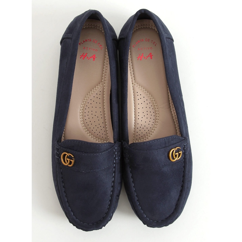 Mocasini de damă bleumarin H8192 Azul albastru marin 1