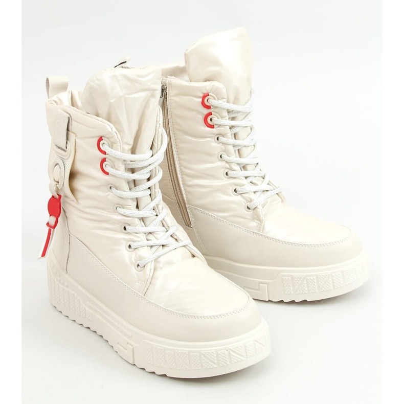 Cizme de zăpadă bej pentru femei NB509P Bej 1 Cizme de zăpadă bej pentru femei NB509P Bej 1