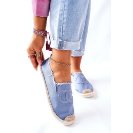 PS1 Espadrile clasice pentru femei albastru 1