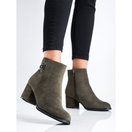 J. Star Cizme cu toc înalt verde 2