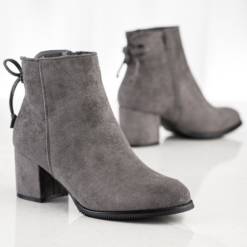 J. Star Cizme Cu Legătură gri 1 J. Star Cizme Cu Legătură gri 1