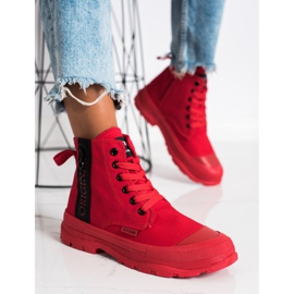 Goodin Adidași înalți originali roșu 2