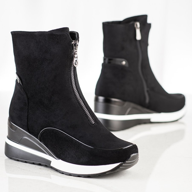 Ghete VINCEZA negre negru 1