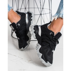 Adidași pentru femei Big Star II274089906 negru 1