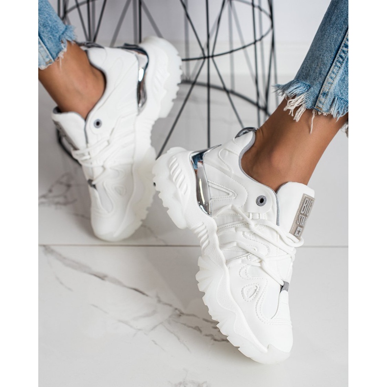 Adidași pentru femei Big Star II274088101 alb 2
