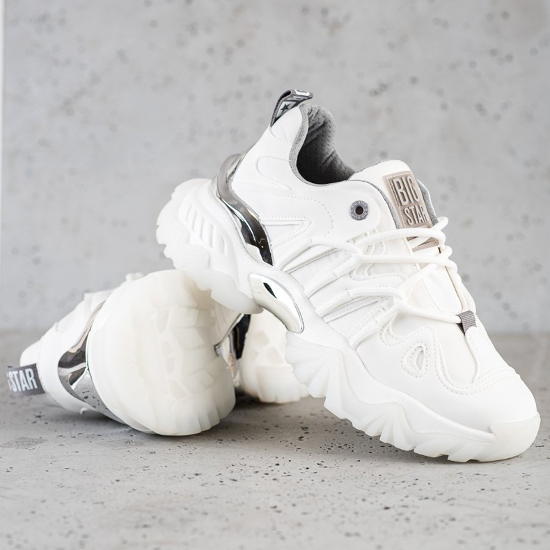 Adidași pentru femei Big Star II274088101 alb 1