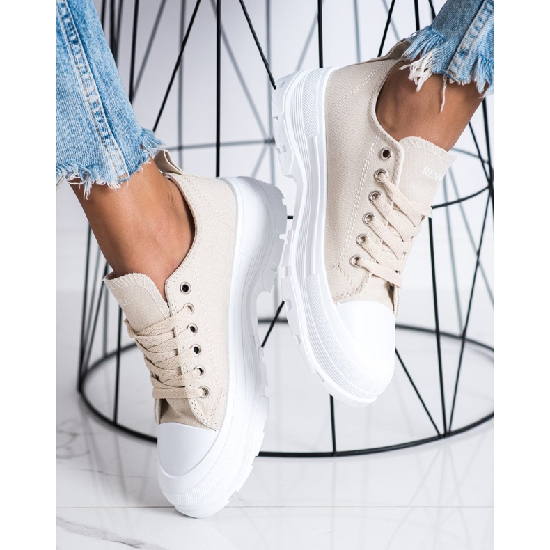 Goodin Adidași pe platformă bej 2