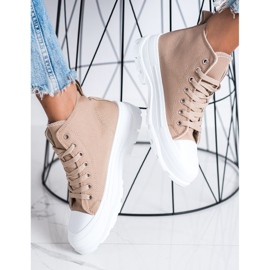 Goodin Adidași înalți maro 1