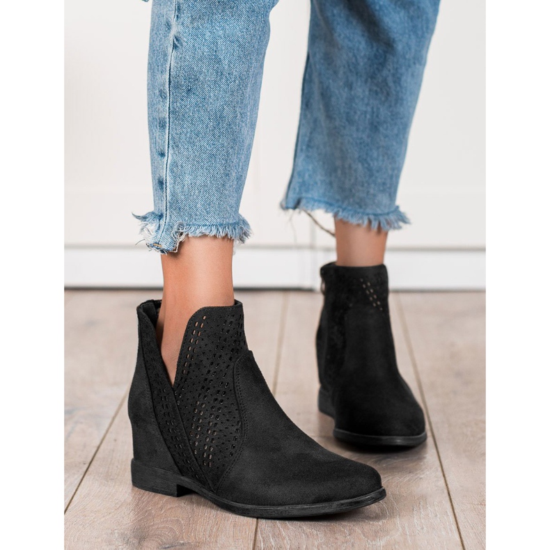 Filippo Cizme ajurate de primăvară negru 1