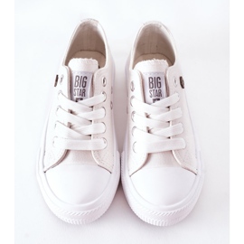Adidași din piele pentru copii Big Star FF374300 Alb 1