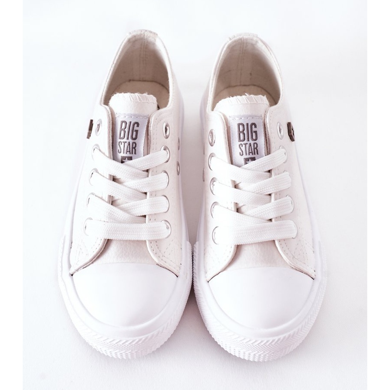 Adidași din piele pentru copii Big Star FF374300 Alb 1