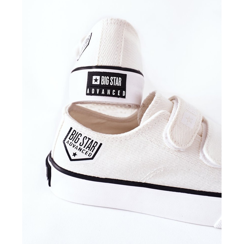 Adidași pentru copii cu velcro Big Star FF374061 Alb 1