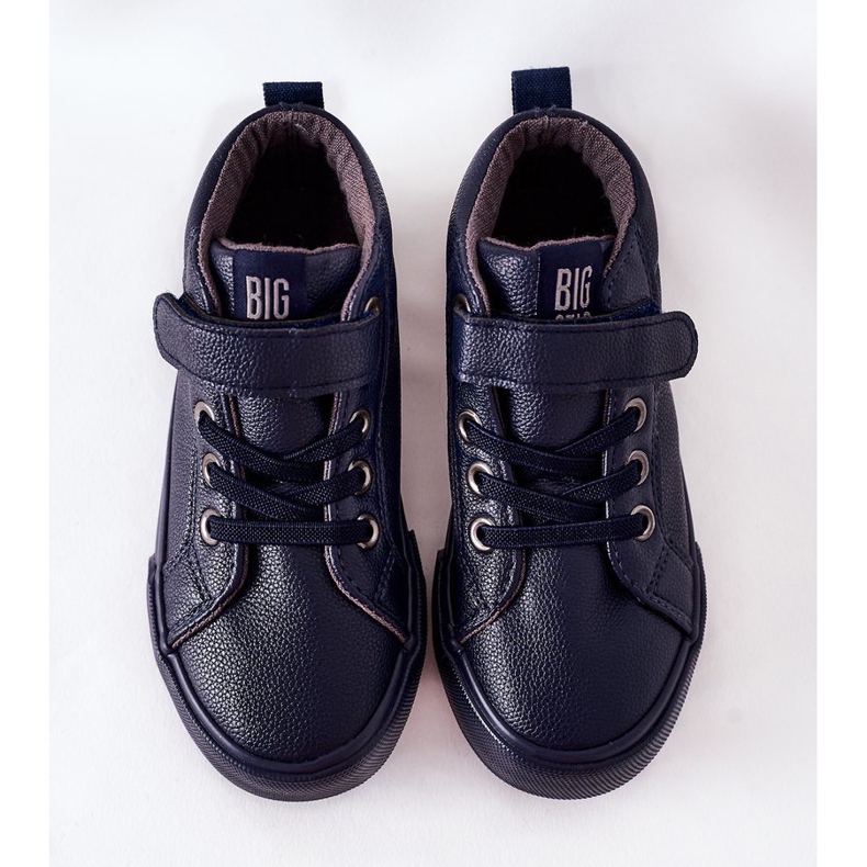 Adidași înalți pentru copii Big Star EE374003 Blue Navy albastru 1