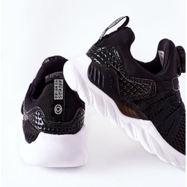 Pantofi sport pentru copii cu buton ABCKIDS negru 1 Pantofi sport pentru copii cu buton ABCKIDS negru 1