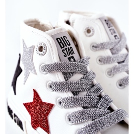 Adidași înalți pentru copii Cu fermoar Big Star II374029 Alb 1