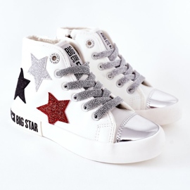 Adidași înalți pentru copii Cu fermoar Big Star II374029 Alb 2