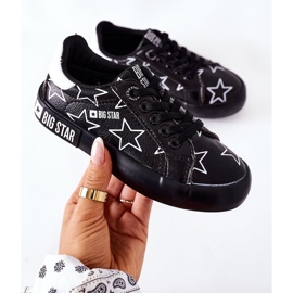 Adidași din piele pentru copii Big Star II374002 Negru 1