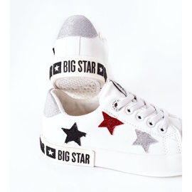 Adidași din piele pentru copii Big Star II374032 Alb 1