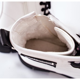 S.Barski Cizme izolate albe pentru copii Fincastle 1