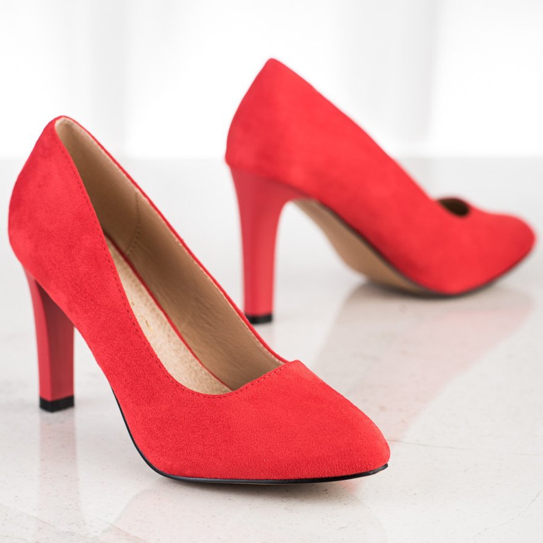 Sabatina Pompe clasice cu toc înalt roșu 2