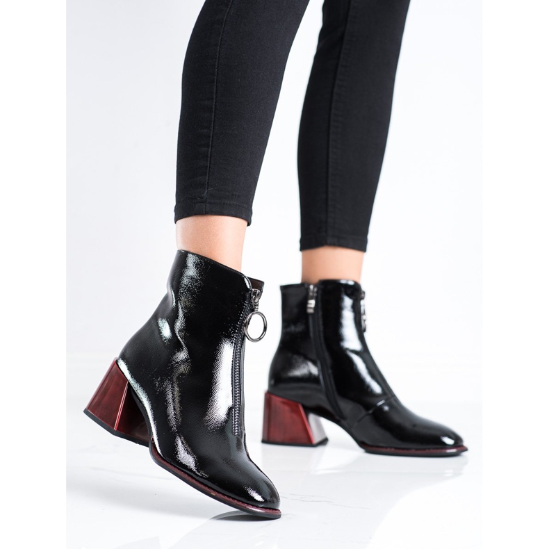 Filippo Cizme elegante cu fermoar negru 2 Filippo Cizme elegante cu fermoar negru 2