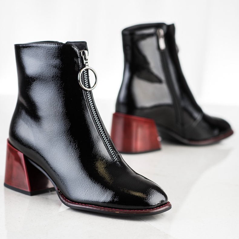 Filippo Cizme elegante cu fermoar negru 1 Filippo Cizme elegante cu fermoar negru 1