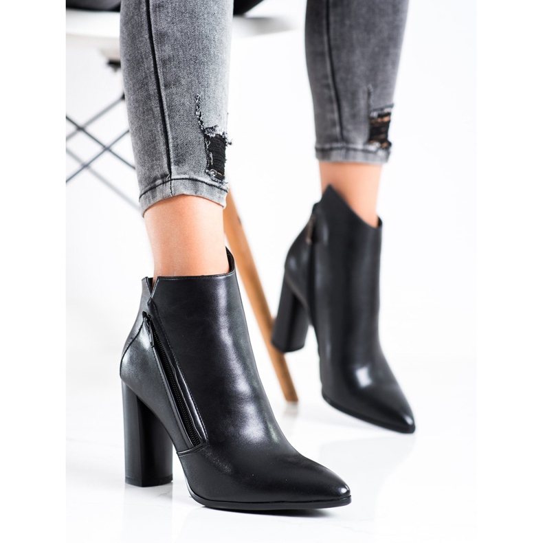 Filippo Cizme elegante în Spitz negru 1