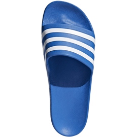 Papuci Adidas Adilette Aqua F35541 alb albastru 3