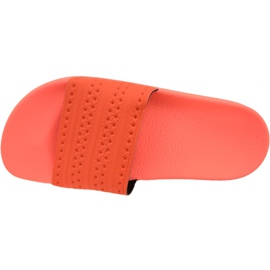 Papuci Adidas Adilette Slides BY9905 roșu portocale 2