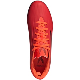 Ghete de fotbal Adidas X Speedflow.4 Tf M FY3336 portocale si rosii 1