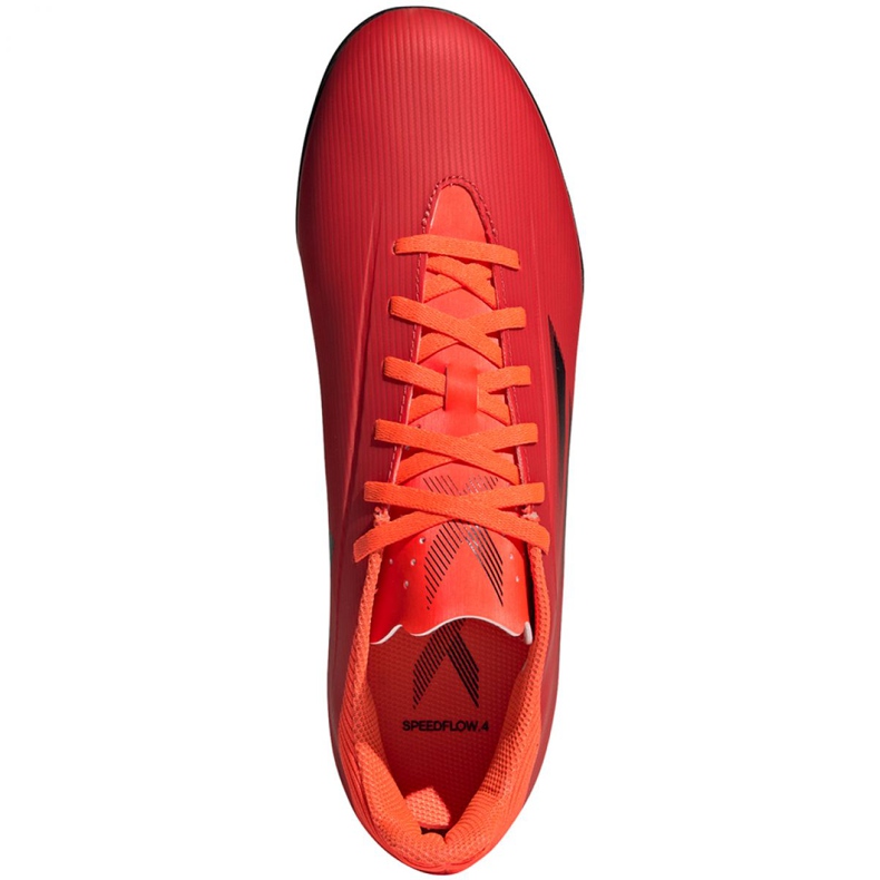 Ghete de fotbal Adidas X Speedflow.4 Tf M FY3336 portocale si rosii 1