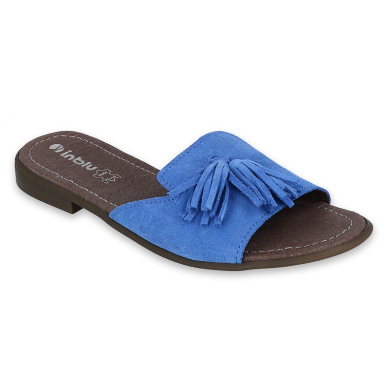 Papuci Inblu pantofi de damă 158D150 albastru 1
